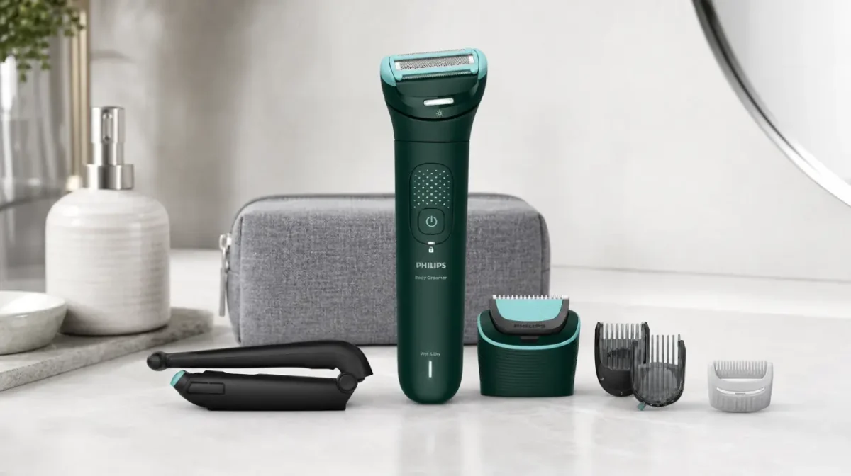 Philips Afeitadora Corporal Serie 7000 con cabezal 2D y Triple Protección, apta para ducha, 120 min de autonomía por sólo 59,99€ con envío gratis (-40%)
