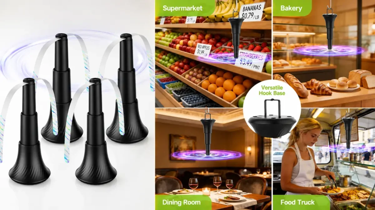 Pack de 4 ventiladores XTTANK anti moscas, plegables y portátiles para interior y exterior por sólo 28,48€ (-21%)