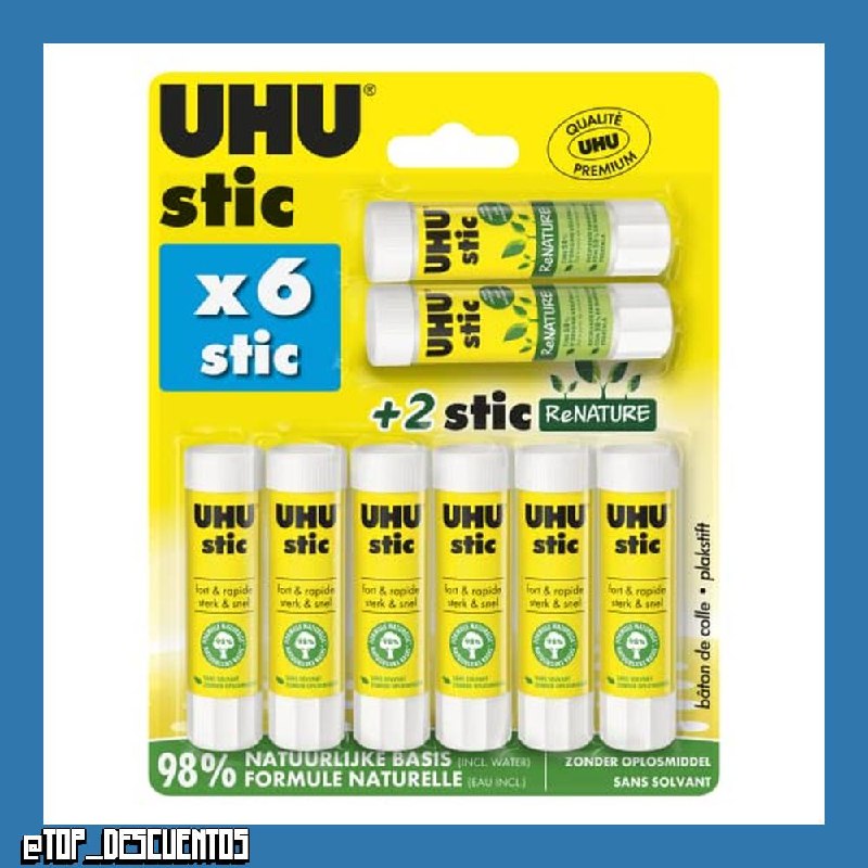 UHU Stic - Palo de pegamento sin disolventes