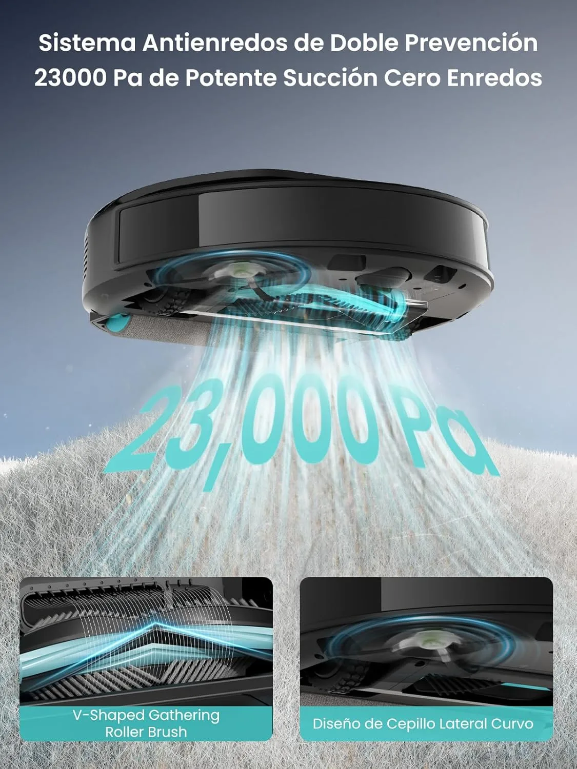 Lefant M5 MAX Robot Aspirador y Fregasuelos con Base de Autovaciado por 599,98€ en Amazon