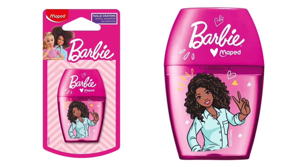 Sacapuntas infantil Barbie Maped por sólo 0,87€ (-63%)
