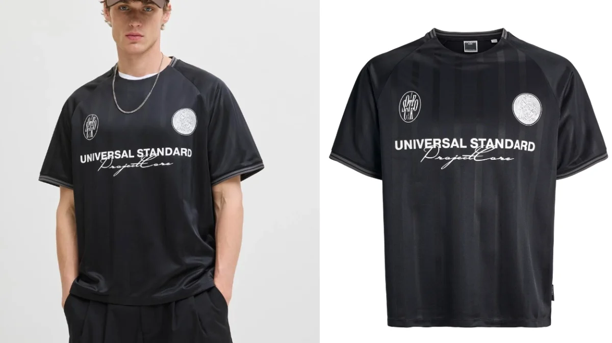 Camiseta Jack & Jones Jcocover Retro Football para hombre por sólo 8,90€ (64% de descuento)