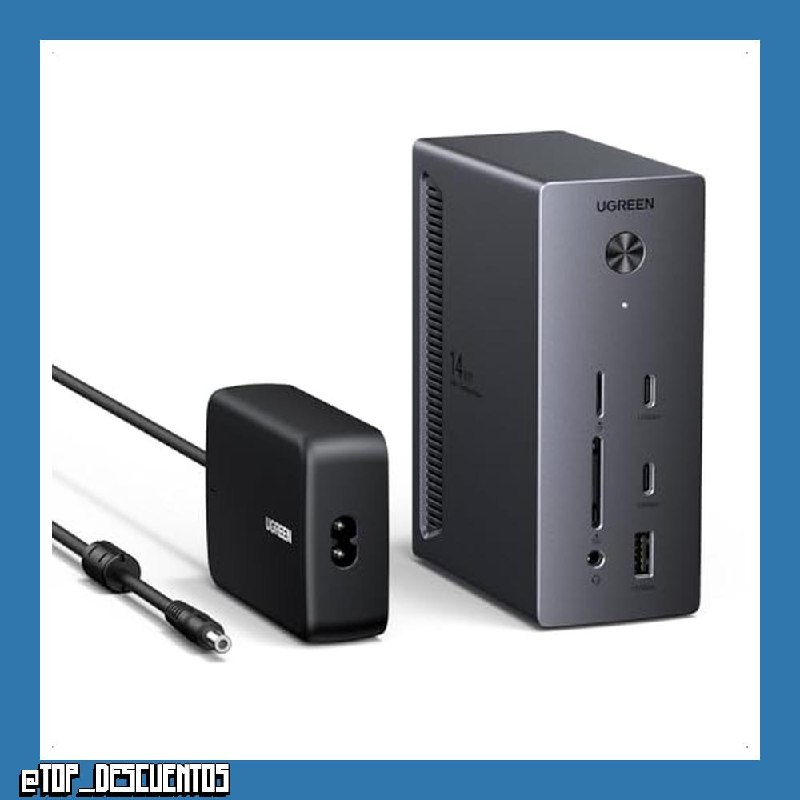 UGREEN Revodok Pro Hub USB C 14 en 1 Docking Station Pantalla Triple