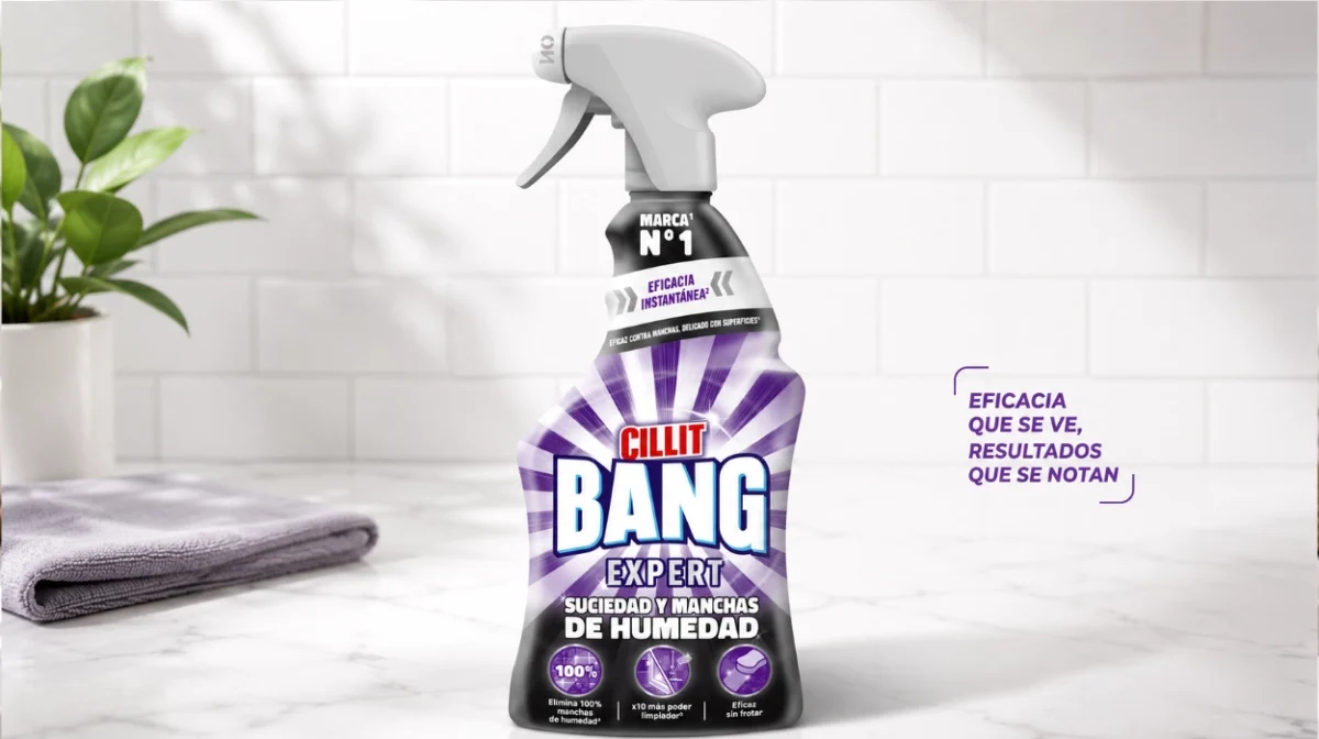 Elimina manchas de humedad y suciedad sin esfuerzo con Cillit Bang spray de 750 ml por sólo 2,99€ (-40%)