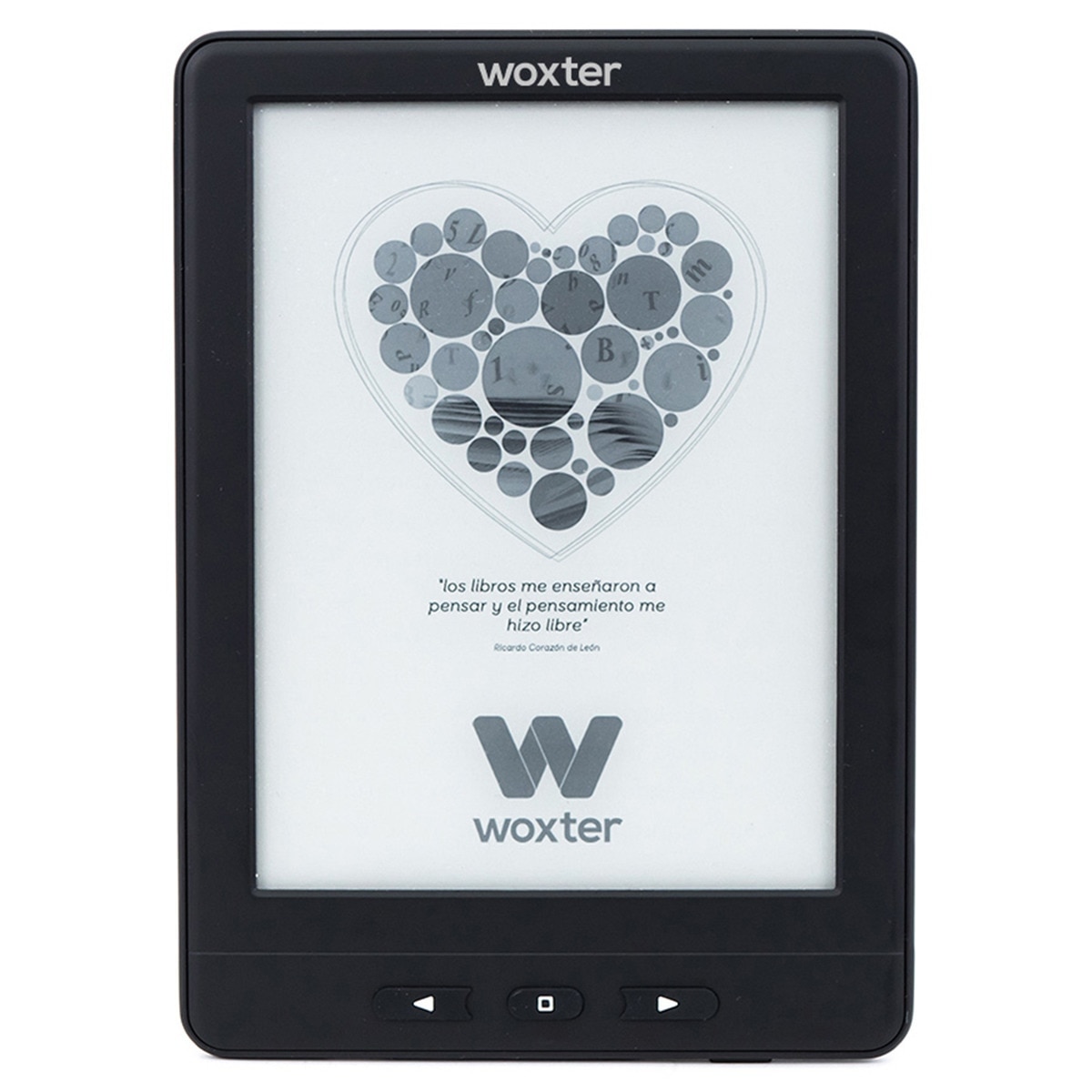 Woxter - e-Reader Woxter Scriba 195 PaperLight TP, 6" táctil E-Ink Pearl.