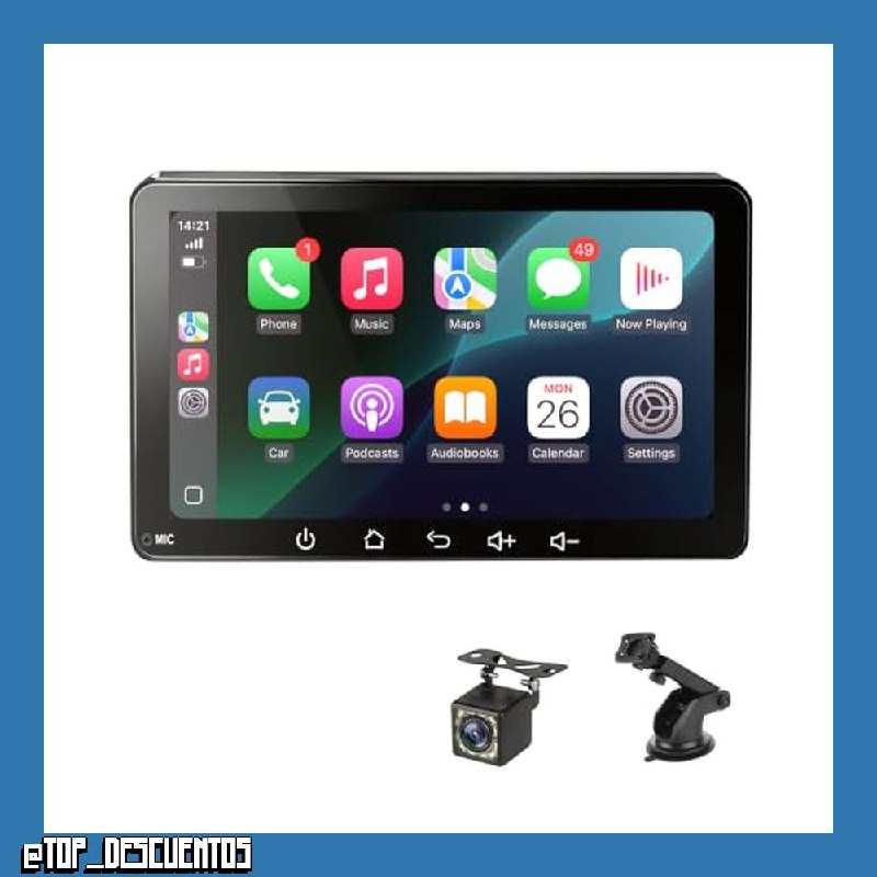 Pantalla CarPlay Coche Inalámbrica de 7 Pulgadas para Android Auto