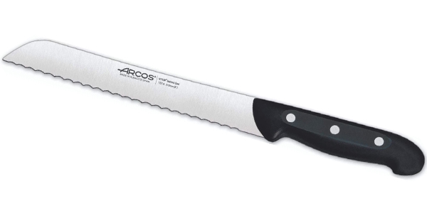 Cuchillo panero Arcos Maitre grande de 21 cm por sólo 9,08€ (41% de descuento)