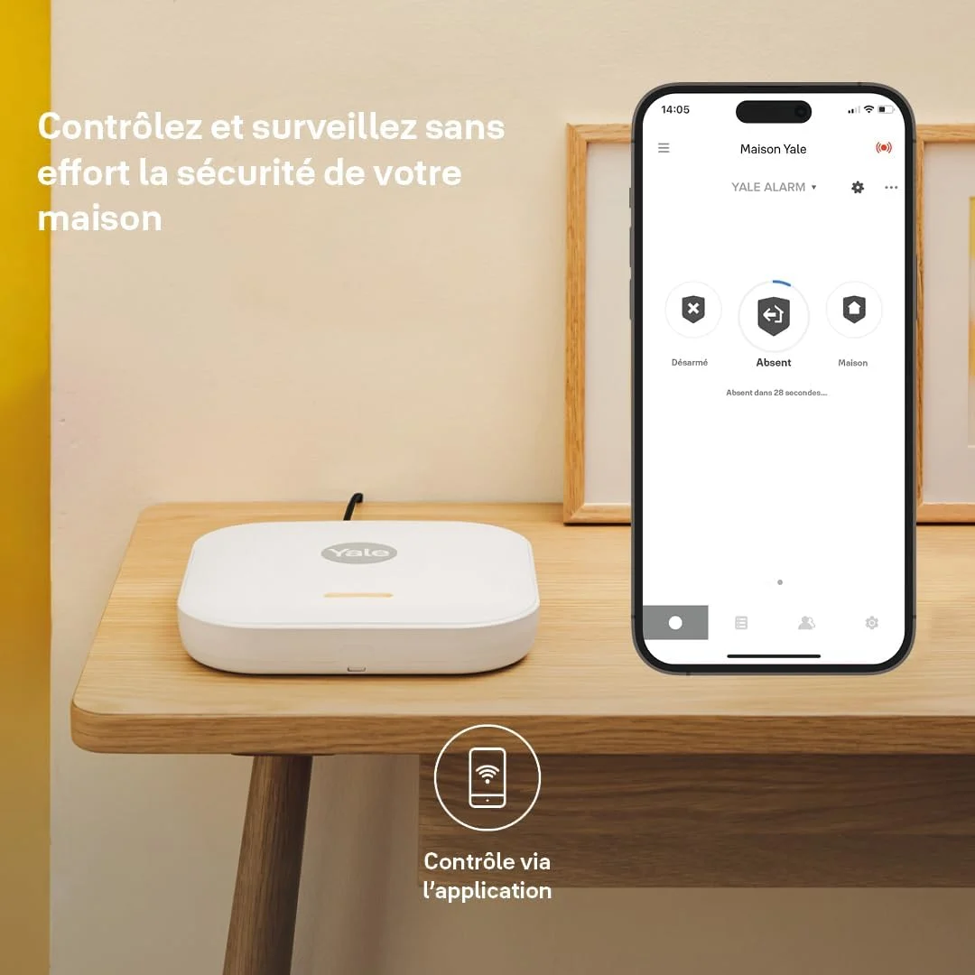 Yale – Kit de Inicio de Alarma Inteligente por 175€ en Amazon