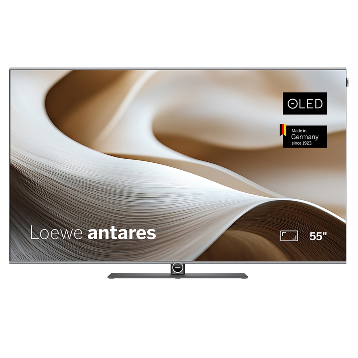 LOEWE - TV OLED 139 cm (55'') Loewe antares 55 con soporte de mesa, OLED 4K ULTRA HD, Wi-Fi y Smart TV.