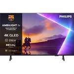 TV QLED 55" - Philips Ambilight 55PUS8510/12, UHD 4K, Titan OS, Smart TV, Pixel Precise Ultra HD, Dolby Atmos, Negro mate