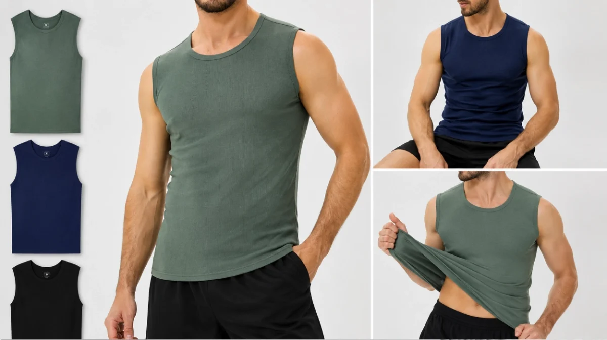 Pack x3 camisetas interiores YouShow sin mangas cómodas y en varios colores por sólo 14,99€ (50% de descuento)
