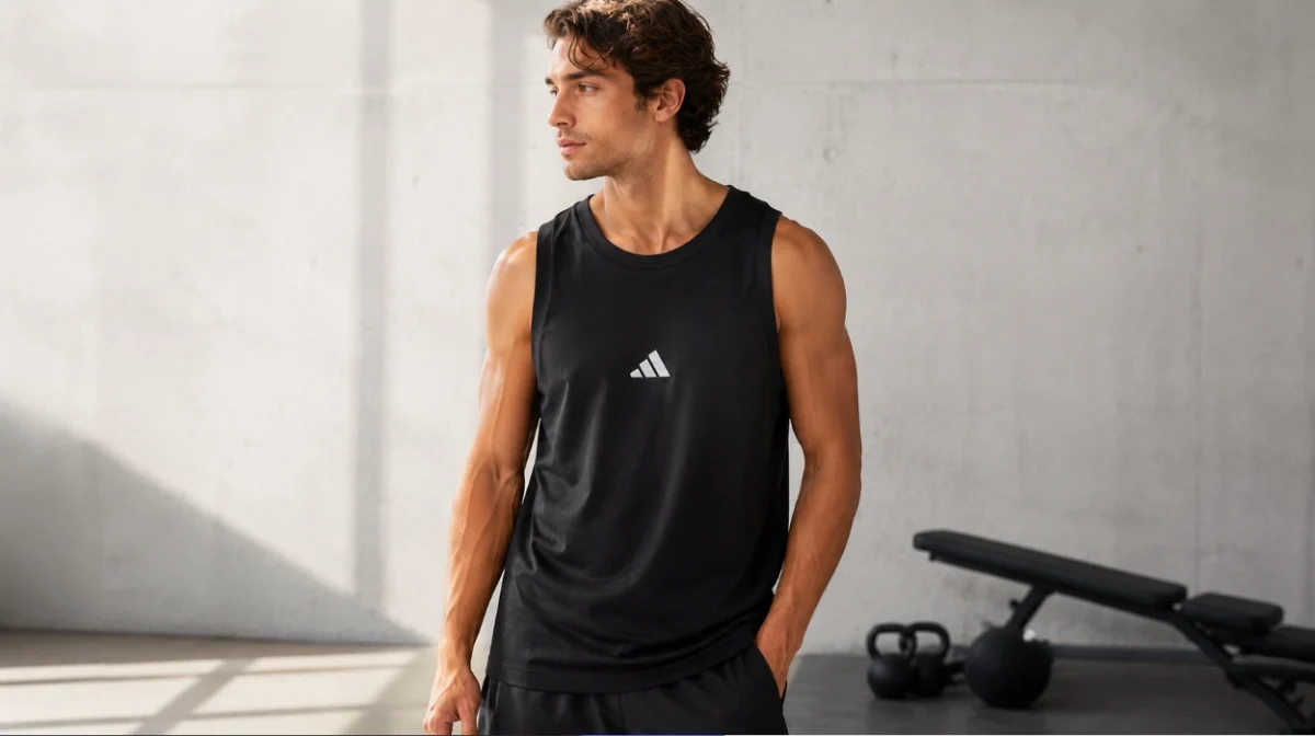 Confort máximo con la camiseta sin mangas Adidas Essentials para hombre por sólo 12,99€ (32% de descuento)