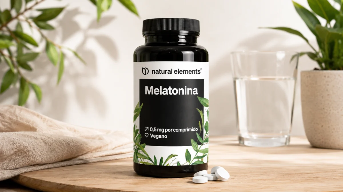 Melatonina 365 tabletas Natural Elements para un año de sueño más reparador por sólo 8,99€ (-25%)