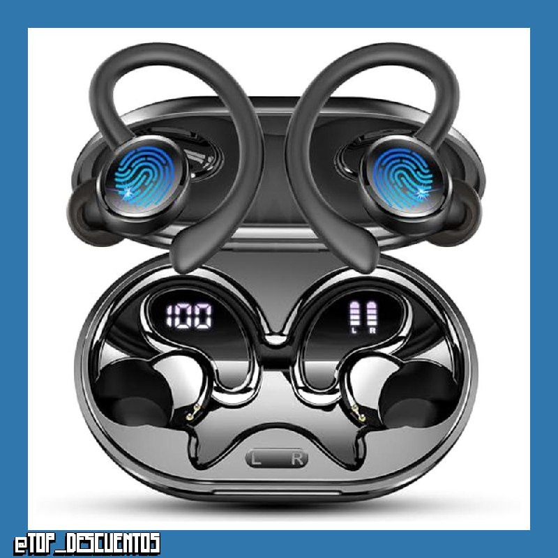 Auriculares Inalámbricos Deportivos 5.4, 2026 Cascos Bluetooth HiFi Estéreo