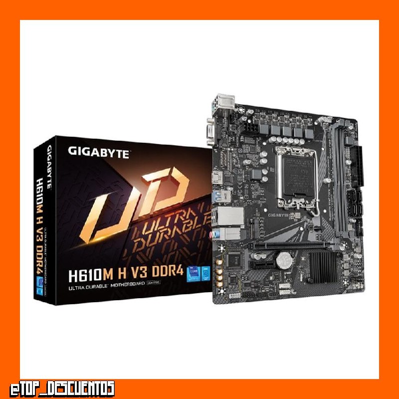 Placa Base Gigabyte H610M H V3 DDR4 G10