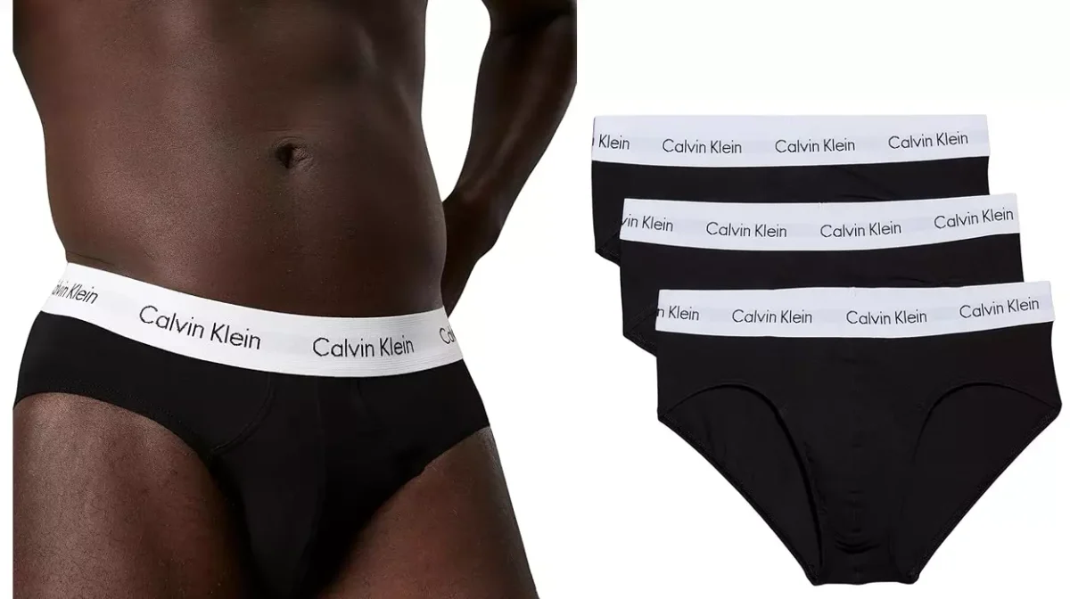 Pack 3 Calzoncillos slip Calvin Klein Hip Brief para hombre por sólo 18,83€ (-58%) ¡A 6,28€ cada uno!