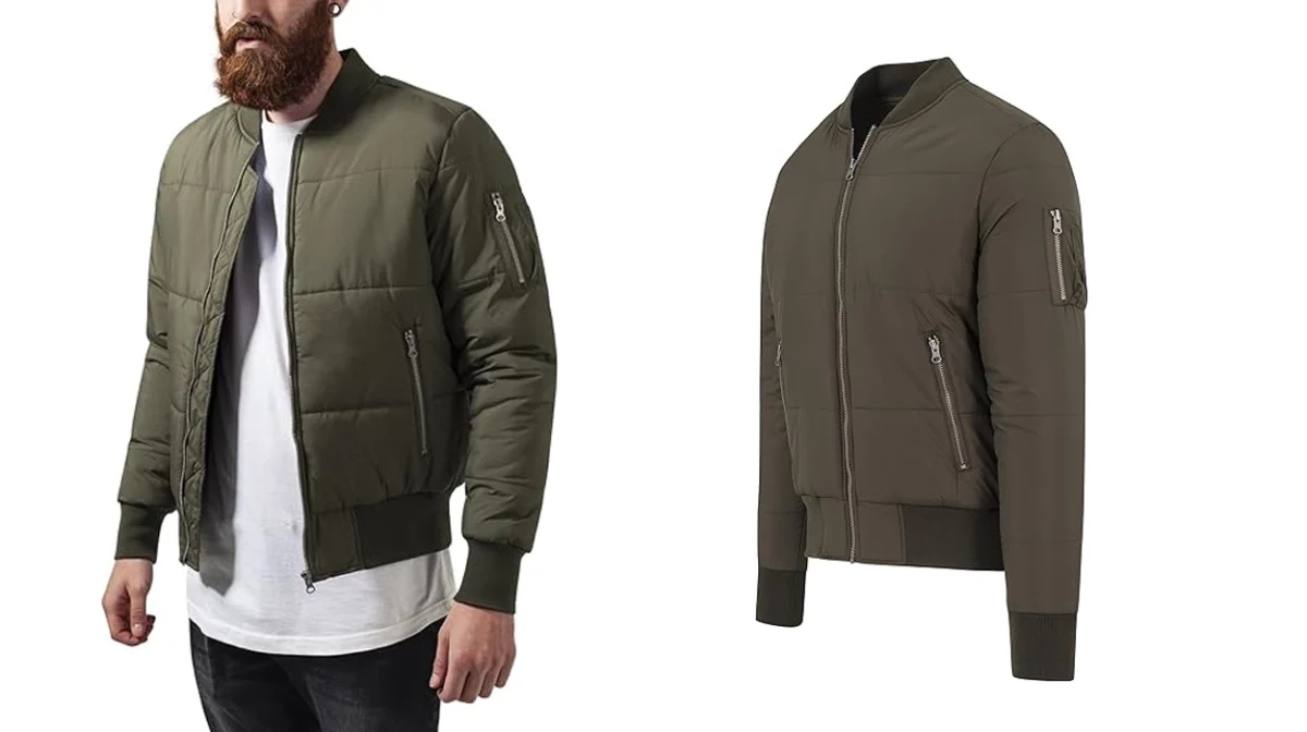 Hoy puedes comprarte esta chaqueta bomber Urban Classics (de las que abrigan) a un precio BRUTAL en varias tallas