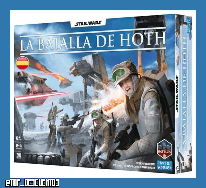 Asmodee Star Wars La Batalla de Hoth: Juego de Mesa de Estrategia