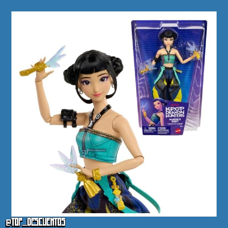 Mattel KPOP Demon Hunters HUNTR/X Zoey Muñeca de Moda