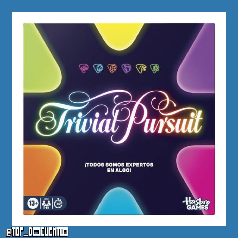 Juego de Mesa Trivial Pursuit (2026) | Características actualizadas, cooperación y Opciones de Equipo | Divertidos Juegos de Cultura General | 1 a 6 Jugadores o más | 45 Minutos - Versión en español