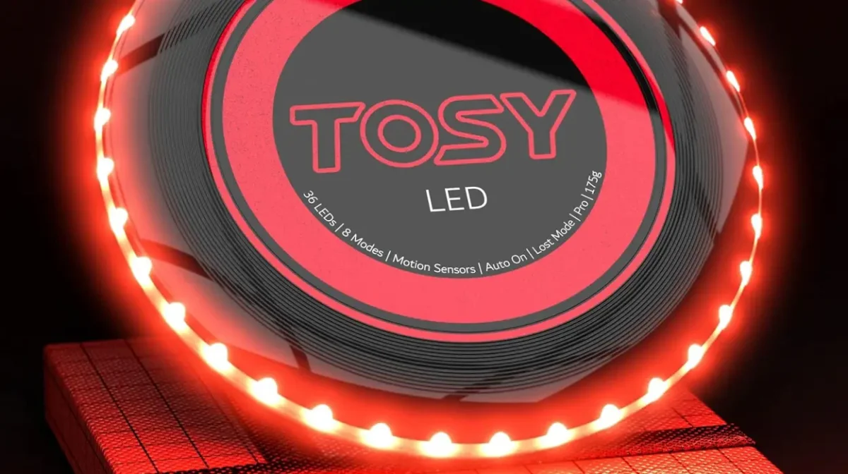 Disco volador TOSY de 36 LEDs, iluminación automática y modos inteligentes, ideal para niños y adolescentes por sólo 17,09€ (-56%)