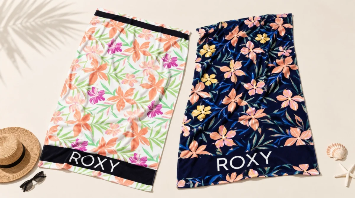Toalla de playa Roxy Pretty Towel in Full Moon para mujer por sólo 18,41€ (54% de descuento)