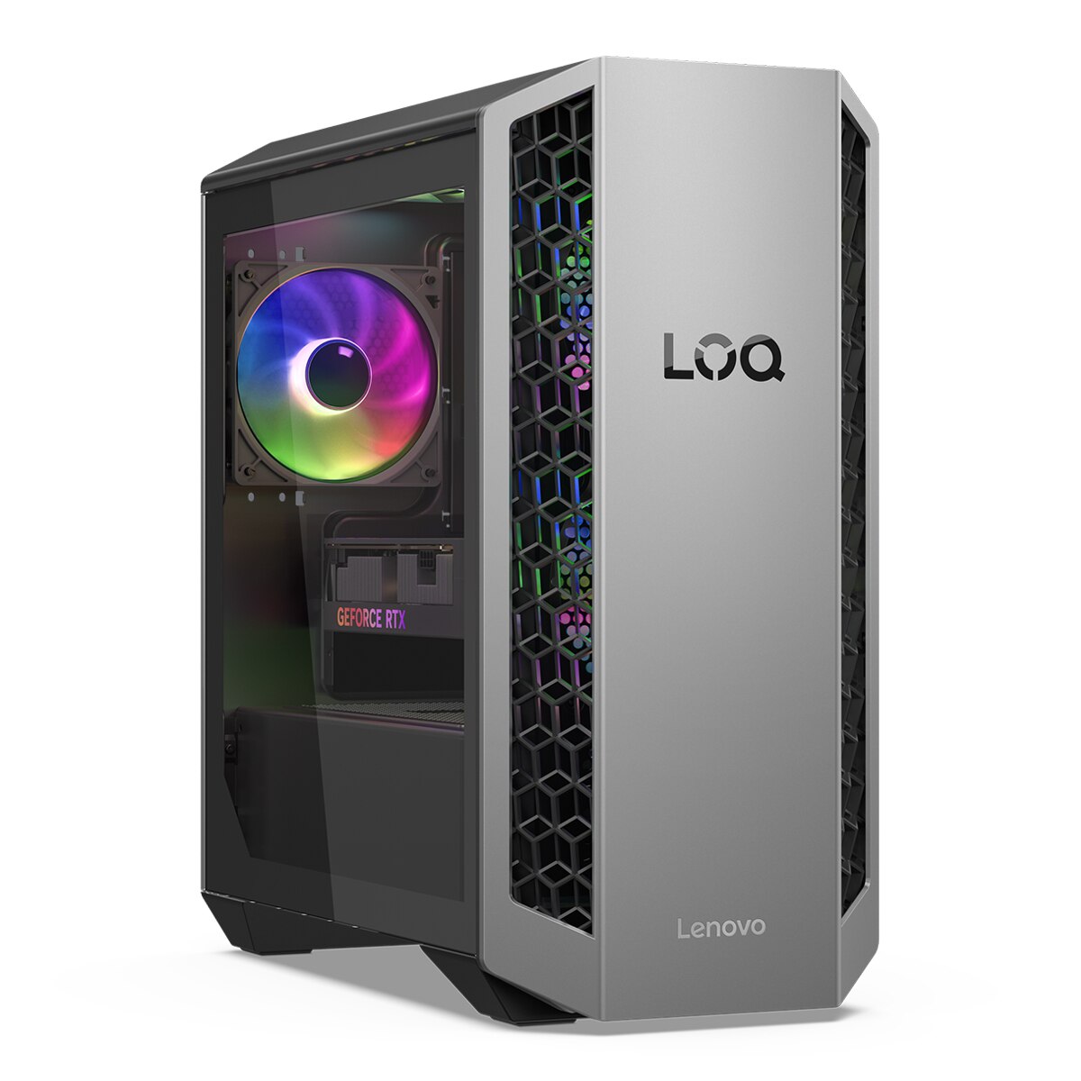 LENOVO - Sobremesa Gaming Lenovo LOQ Tower 26ADR10, Ryzen 7-8745HX, 16GB, 512GB SSD, Nvidia GeForce RTX 5070 12GB, W11.