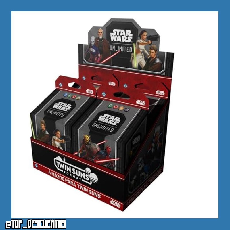 Asmodee Star Wars: Unlimited TCG, Twin Suns Display DE MAZOS