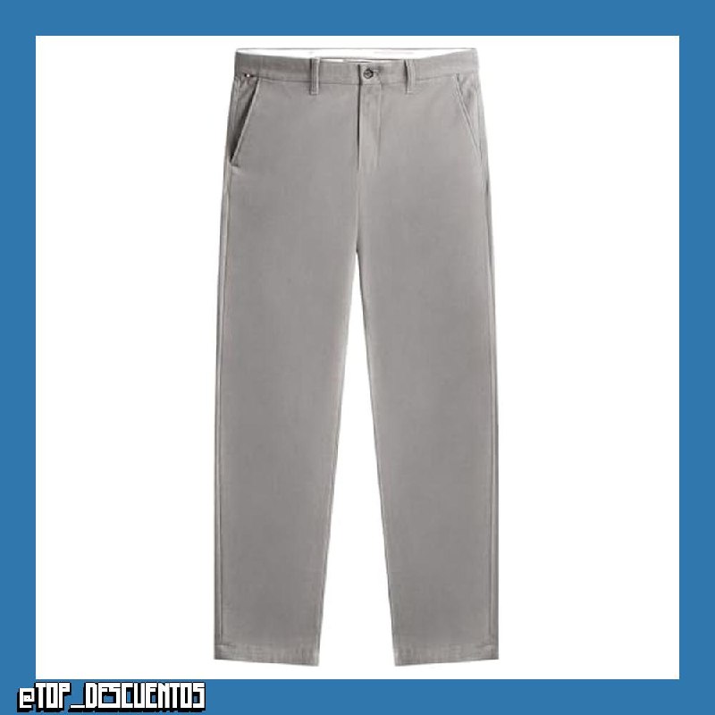 Tommy Hilfiger Pantalón Chino Hombre Denton Brushed Marl Straight Fit