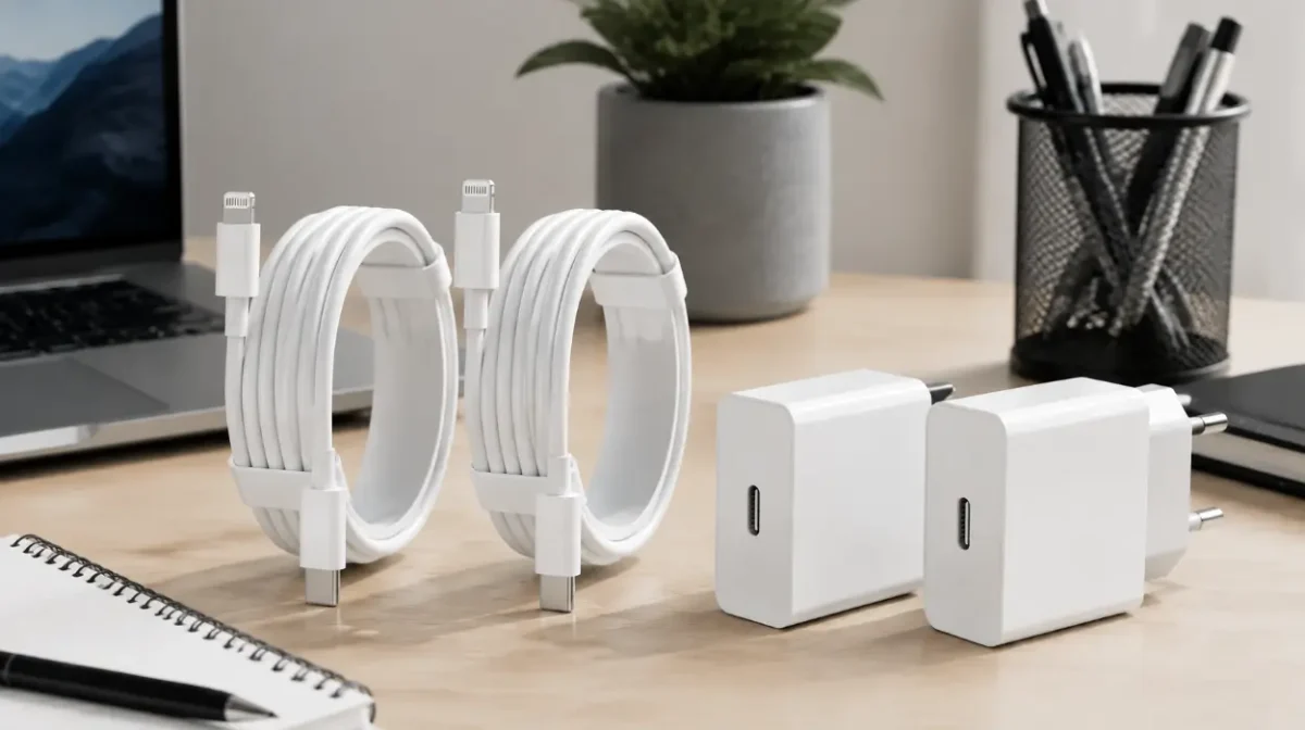 Pack x2 cargadores BSTOEM de 20 W con cable Lightning de 2 m por sólo 15,99€ (-20%)