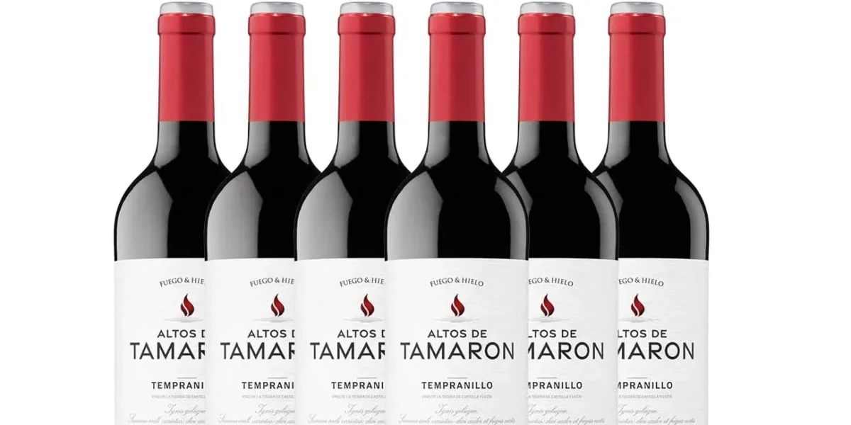 Pack x6 Altos De Tamaron vino tinto DO Ribera del Duero Joven por solo 16,40€ (-22%) ¡2,73€ cada una!