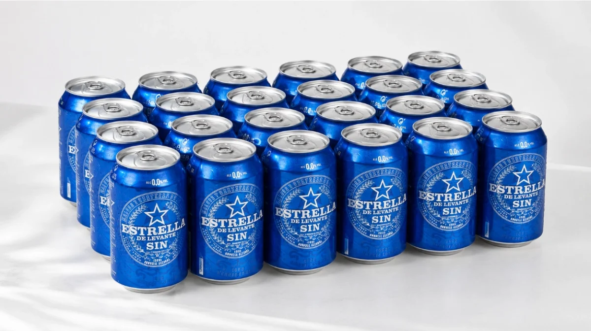 Refresca cualquier hora del día con el pack x24 Estrella Levante sin alcohol por sólo 11,52€ (-33%) ¡0,48€ cada una!