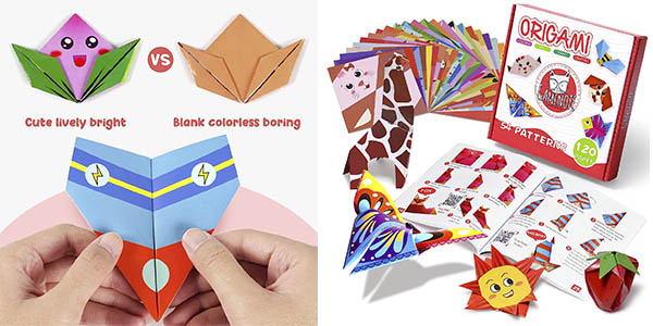 Kit de origami infantil Gamenote con 120 hojas por sólo 13,99€ (46%) ¡Top ventas!