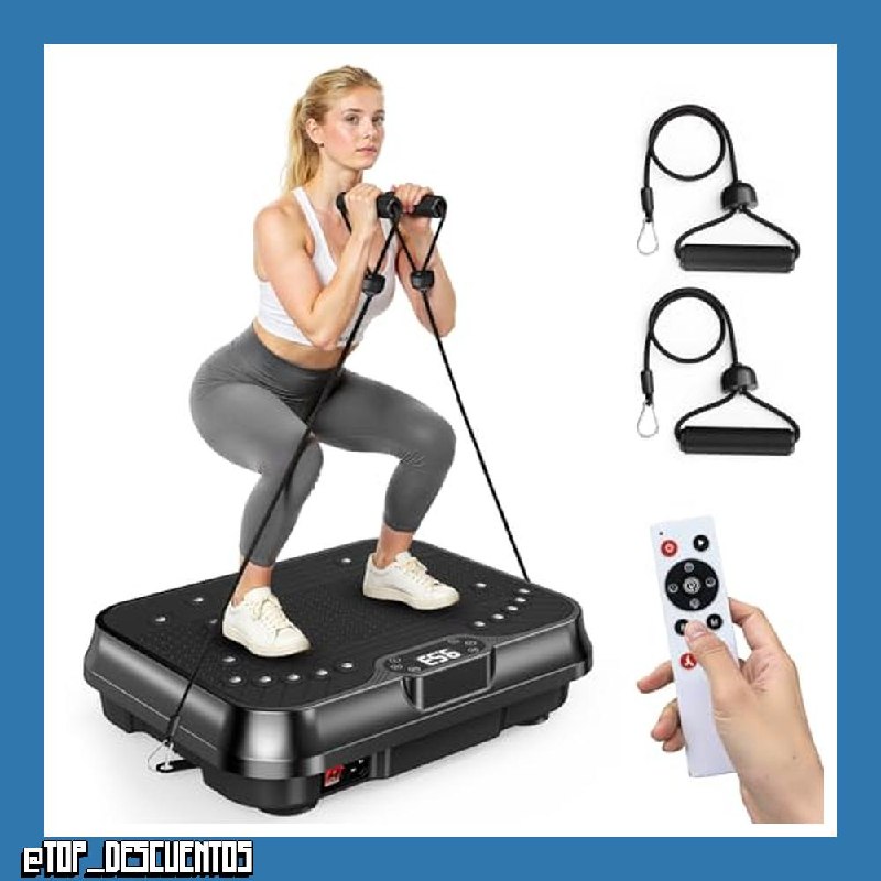 bigzzia Plataforma Vibración Muscular para Adelgazar y Tonificar