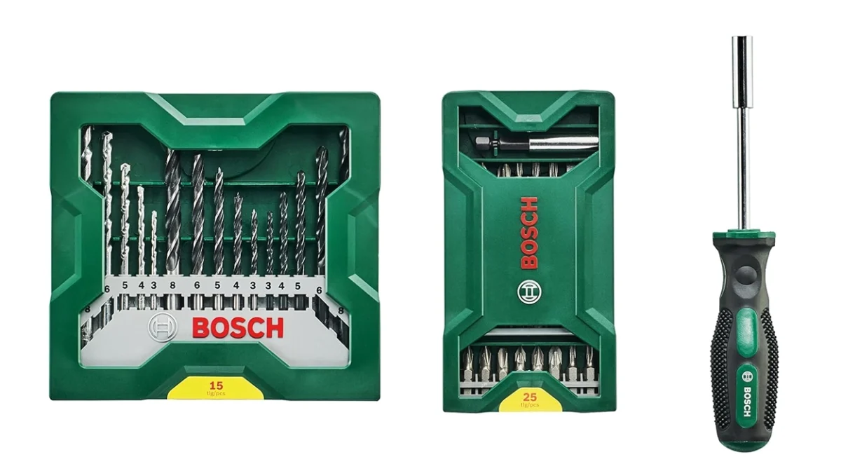 juego de 41 puntas y destornillador Bosch Mini X-Line por sólo 12,99€ (41% de descuento)