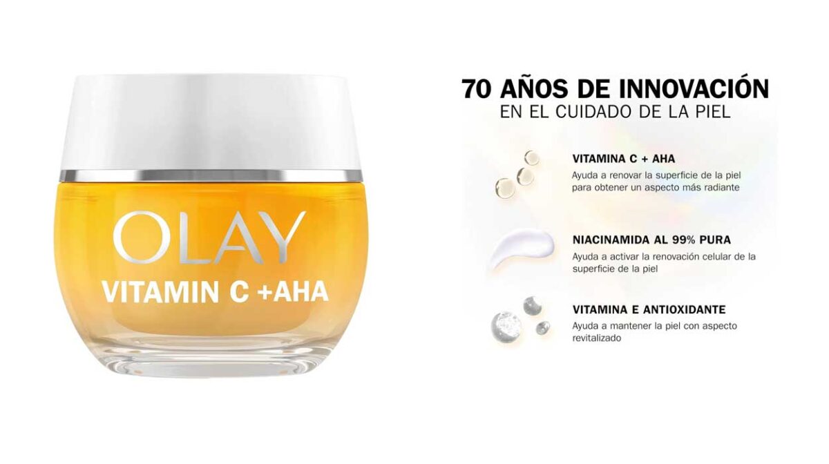 Chollazo Gel crema hidratante Olay Vitamin C + AHA 24 por sólo 19,99€ (-47%)