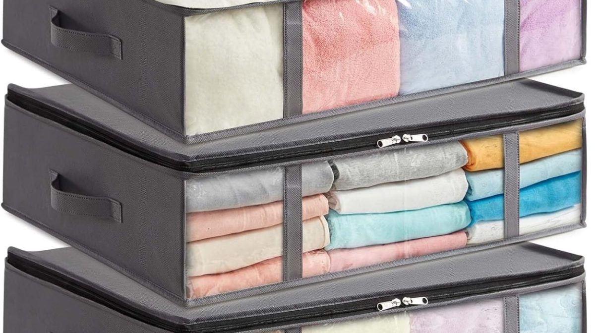 Optimiza tu espacio con las bolsas de almacenaje Lifewit de 40 L para debajo de la cama por sólo 15,33€ (-15%)