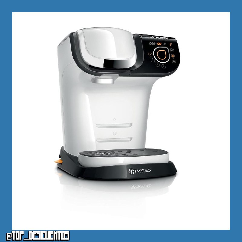 Máquina multibebida BOSCH TASSIMO MY WAY 2, TAS6504, hasta 70 bebidas, OneTouch, servicio individual, personalización de bebidas, filtración de agua BRITA MAXTRA+, INTELLIBRE, blanco