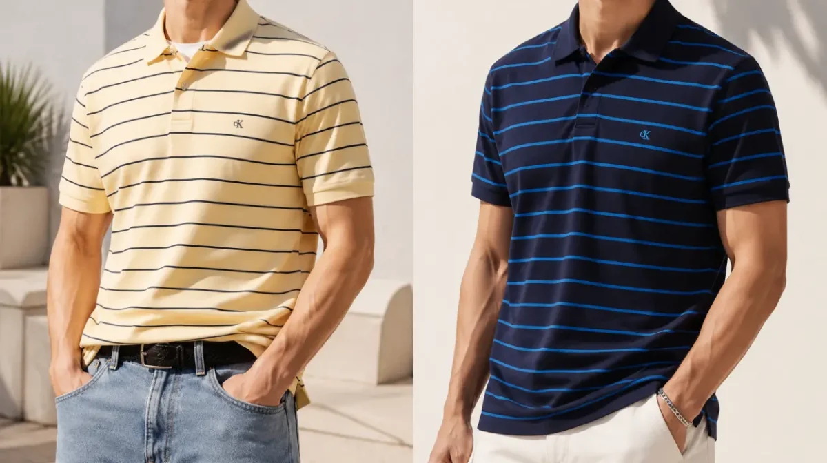 Polo Calvin Klein Striped con diseño de rayas para hombre por sólo 35,95€ con envío gratis (-55%)