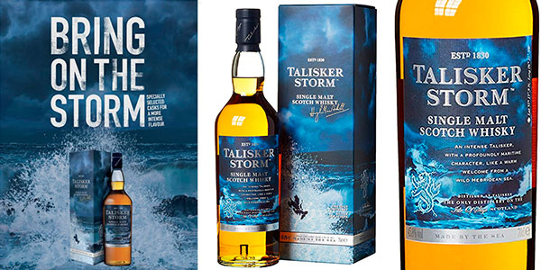 Chollazo Whisky Talisker Storm de 700 ml por sólo 39,62€ con envío gratis (-37%)