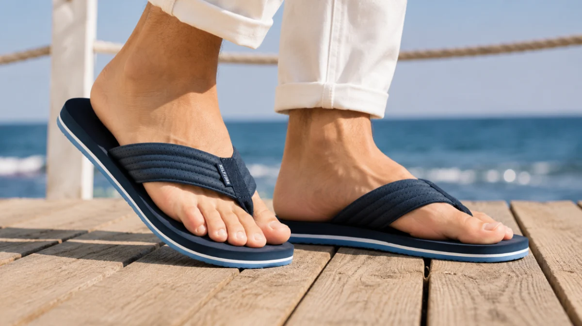 Disfruta de la playa con estas cómodas sandalias acolchadas Tommy Hilfiger para hombre por sólo 24,43€ (-46%)
