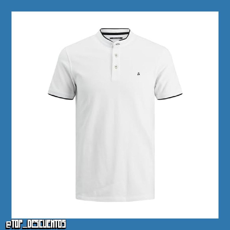 JACK & JONES Polo Plain Shirt Collar Polo