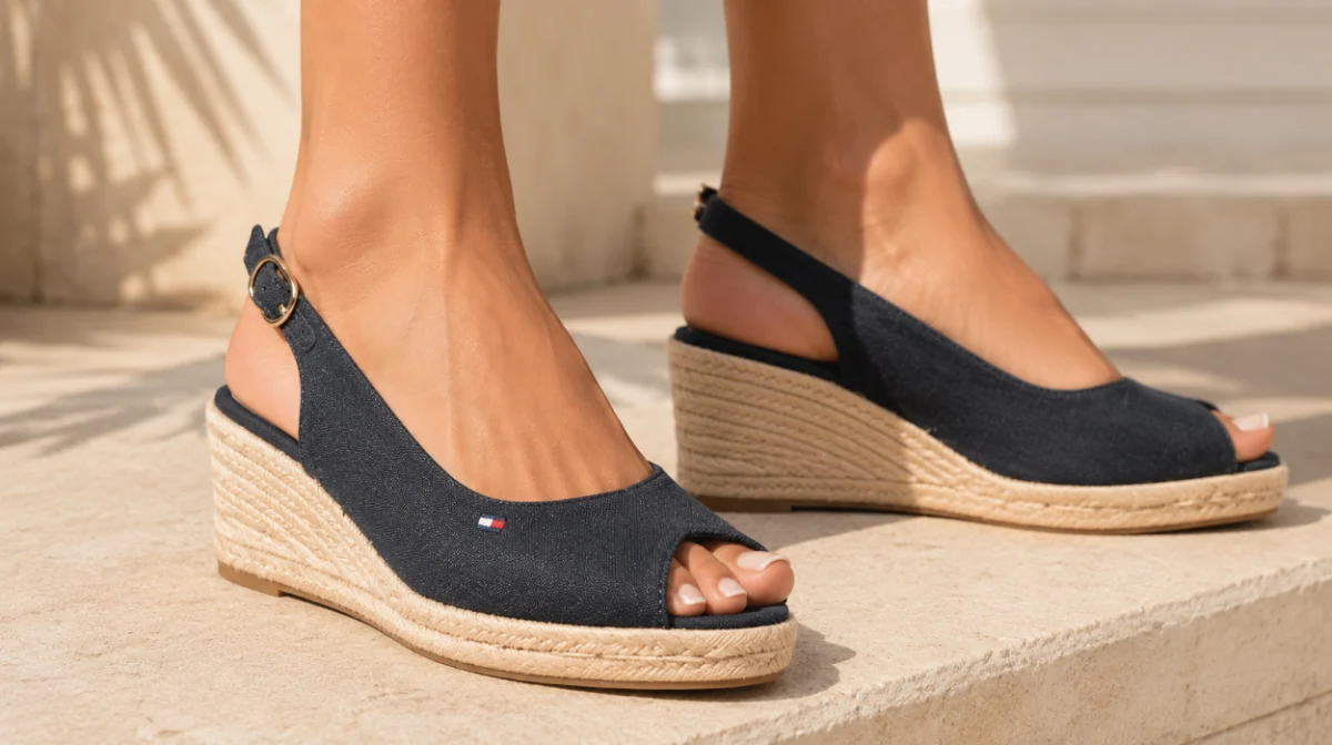 Dale un toque chic a tu look con las alpargatas de cuña Tommy Hilfiger Mid Wedge por sólo 49,45€ con envío gratis (-45%)