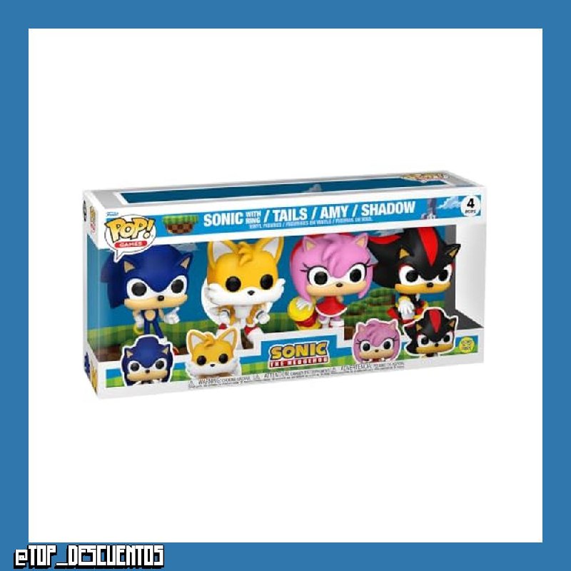 Funko Pop! Games: Sonic The Hedgehog 4 Pack