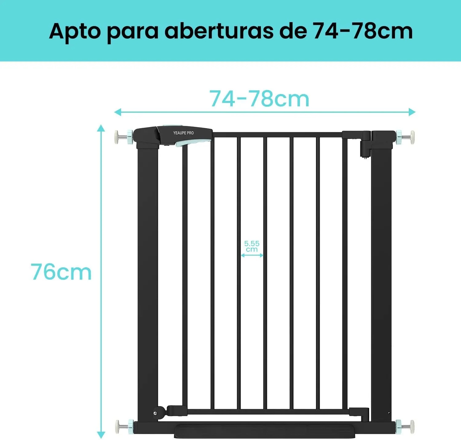 YEAUPE PRO Barrera de Seguridad Niños Escalera por 24,99€ en Amazon