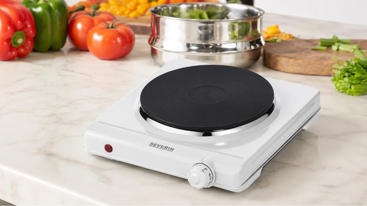 Hornillo compacto y portátil Severin KP 1091 de 1500 W perfecto para cocinar en cualquier parte por sólo 21,28€ (47% de descuento)