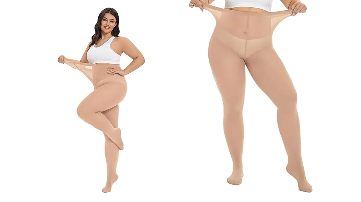 Medias elásticas CozyWow resistentes en tallas grandes para mujer por sólo 9,34€ (-22%)