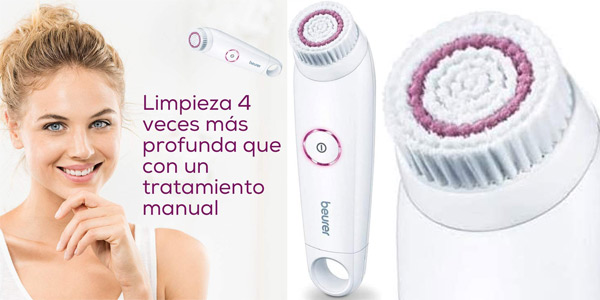 Cepillo de limpieza facial Beurer FC 45 con 2 niveles de rotación por sólo 11,40€ (54% de descuento)