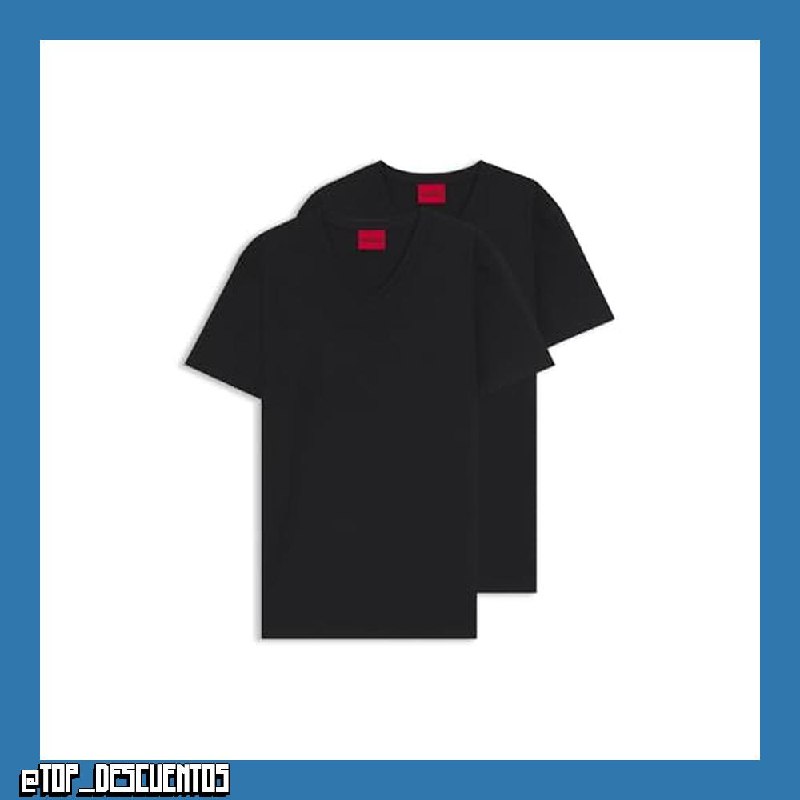 HUGO BOSS Hugo-v 10194355 01 Camiseta Hombre (Pack de 2)