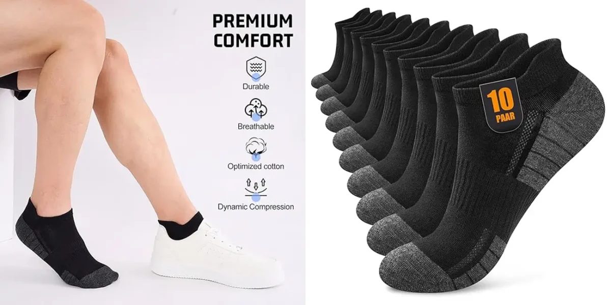 Este pack de calcetines cuesta sólo 1,50€ el par: son de algodón, tobilleros, y con buenísimas valoraciones